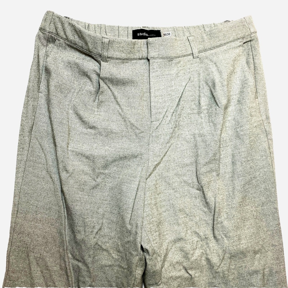 Torrid Wide Leg Pants Womens 18 Reg Gray Studio Heavy Fabric NWT